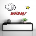 Stickers texte Comics: WHAM Stickers Imprimés