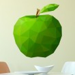 Sticker Pomme Verte Low Poly Stickers Imprimés Gali Art