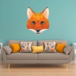 Sticker Renard Low Poly Stickers Imprimés