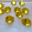 10 Cristaux Swarovski Autocollants Jaune Citrine Cristaux adhésifs