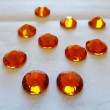 10 Cristaux Swarovski Autocollants Orange Ambre Cristaux adhésifs