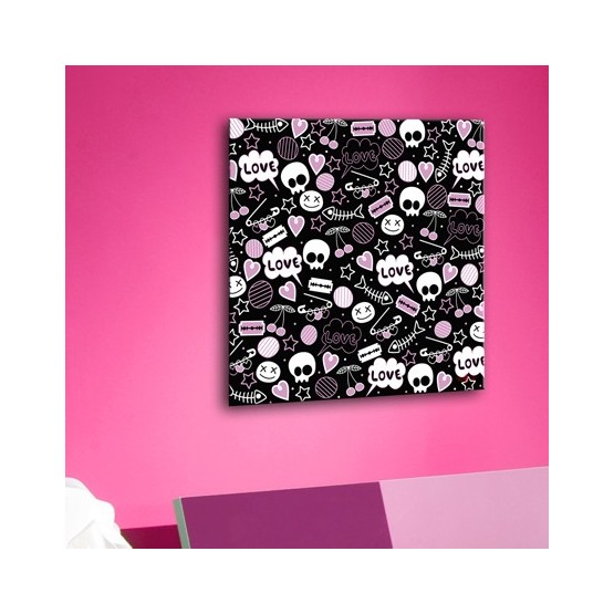 Tableau EMO Skull Tableaux Enfant Gali Art