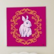 Tableau Lapin Rose Tableaux Enfant Gali Art