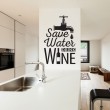 Sticker Texte Save Water Stickers Texte et Citations Gali Art