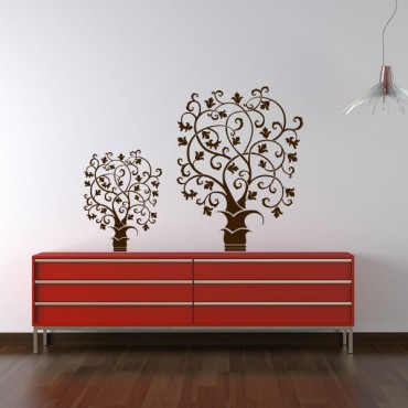 Sticker Arbuste Orientale
