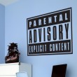 Sticker Parental Advisory Stickers Pop Gali Art