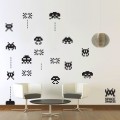 Kit de Stickers Space Invader Stickers Pop Gali Art