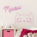 Sticker Décoratif Chat Miaou Stickers Chambres Enfants Gali Art