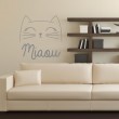 Sticker Décoratif Chat Miaou Stickers Chambres Enfants Gali Art