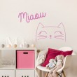 Sticker Décoratif Chat Miaou Stickers Chambres Enfants Gali Art