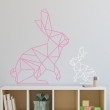 Stickers Lapin Géométrique Stickers Chambres Enfants Gali Art