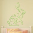 Stickers Lapin Géométrique Stickers Chambres Enfants Gali Art