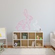 Stickers Lapin Géométrique Stickers Chambres Enfants Gali Art