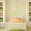 Stickers Lapin Géométrique Stickers Chambres Enfants Gali Art