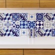 Stickers Carreau Bleu Azulejos Stickers Cuisine Gali Art