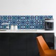 Stickers Carreau Turquoise Stickers Cuisine Gali Art