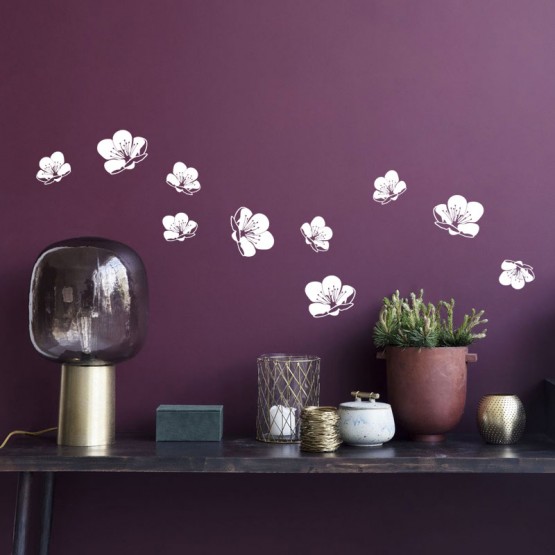 Stickers Mural - Branche en Fleur