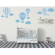 Décor mural Montgolfière Stickers Chambres Enfants Gali Art