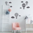 Décor mural Montgolfière Stickers Chambres Enfants Gali Art