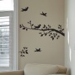 Sticker Branches aux oiseaux Stickers Nature