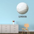 Sticker Balle de Golf avec prénom Stickers Chambres Enfants Gali Art