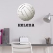 Sticker Volleyball avec prénom Stickers Chambres Enfants Gali Art