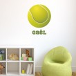 Sticker Balle de Tennis avec prénom Stickers Chambres Enfants Gali Art