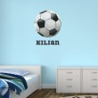 Sticker Ballon de Football avec prénom Stickers Chambres Enfants Gali Art