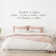 Sticker Citation Plaisir Joie Bonheur Stickers Texte et Citations Gali Art