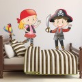 Stickers Duo de Pirates N°1 Stickers Chambres Enfants Gali Art