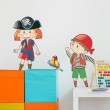 Stickers Duo de Pirates N°2 Stickers Chambres Enfants Gali Art