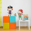 Stickers Duo de Pirates N°2 Stickers Chambres Enfants Gali Art