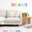 Stickers Texte Dreams Stickers Texte et Citations Gali Art