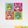 Tableau Tigre Pop Art Tableaux Animaux Gali Art