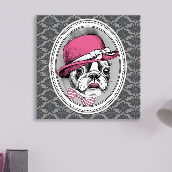 Tableau Portrait Bulldog Tableaux Animaux Gali Art