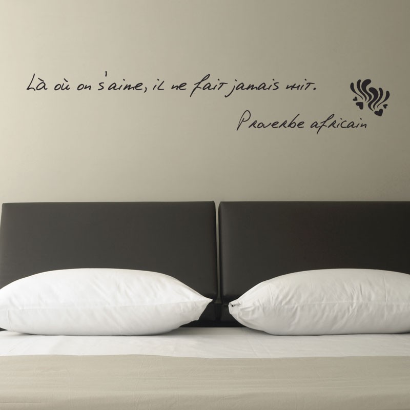 Stickers Muraux Proverbe Africain Citation Pour La Decoration Murale Gali Art Com