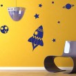 Stickers Enfant - Fusée dans l'Espace Stickers Chambres Enfants Gali Art