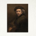 Autoportrait de Rembrandt Tableaux de Maitre Gali Art