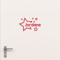 Kit Porte de Star avec prénom Stickers de Porte Personnalisé Gali Art