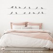 Stickers Oiseaux sur fils Stickers Nature Gali Art