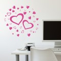 Sticker Eclat de Coeurs Stickers Amour Gali Art