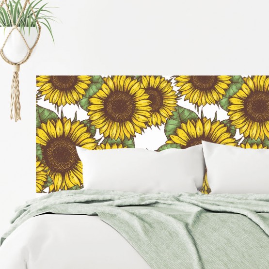 Stickers Fleurs Tournesol - Autocollant muraux et deco