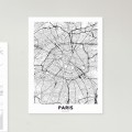 Tableau City Map Paris Tableaux Urbain