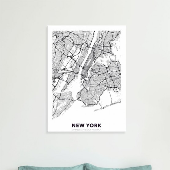Tableau City Map New York Tableaux Urbain