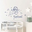 Sticker Angelot Personnalisé avec Prénom Stickers Chambres Enfants Gali Art