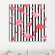 Tableau Flamant Rose Graphique Tableaux Animaux Gali Art