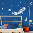 Sticker Astronaute avec décor Stickers Chambres Enfants Gali Art