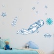 Sticker Astronaute avec décor Stickers Chambres Enfants Gali Art