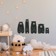 Stickers Famille Ours Stickers Chambres Enfants Gali Art