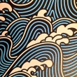 Tableau Vague Nippone Tableaux Zen Gali Art